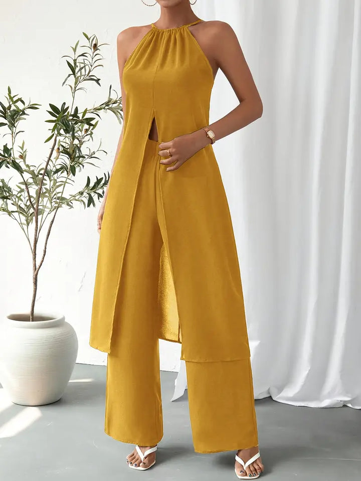 Eirini - Elegante Set Due Pezzi Senza Maniche