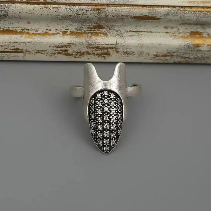 Marinan - Set di 4 Anelli Regolabili per Unghie in Stile Boho