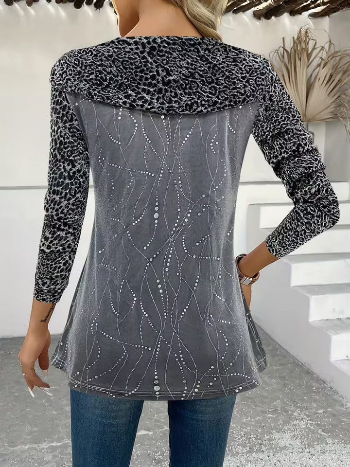 Zulikha - Elegante Top a Maniche Lunghe