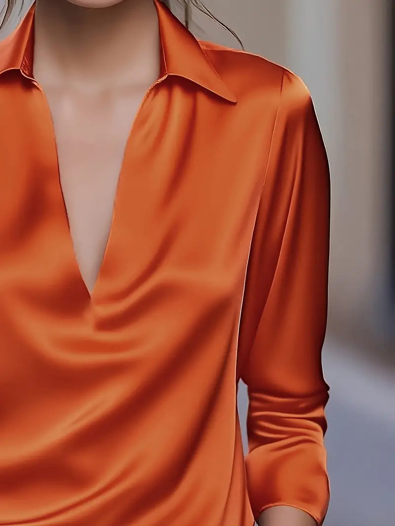 Nadene - Camicetta Con Scollo a V Premium