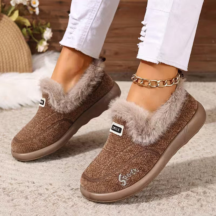 Nolani - Pantofole Invernali Alla Moda In Pelliccia Sintetica