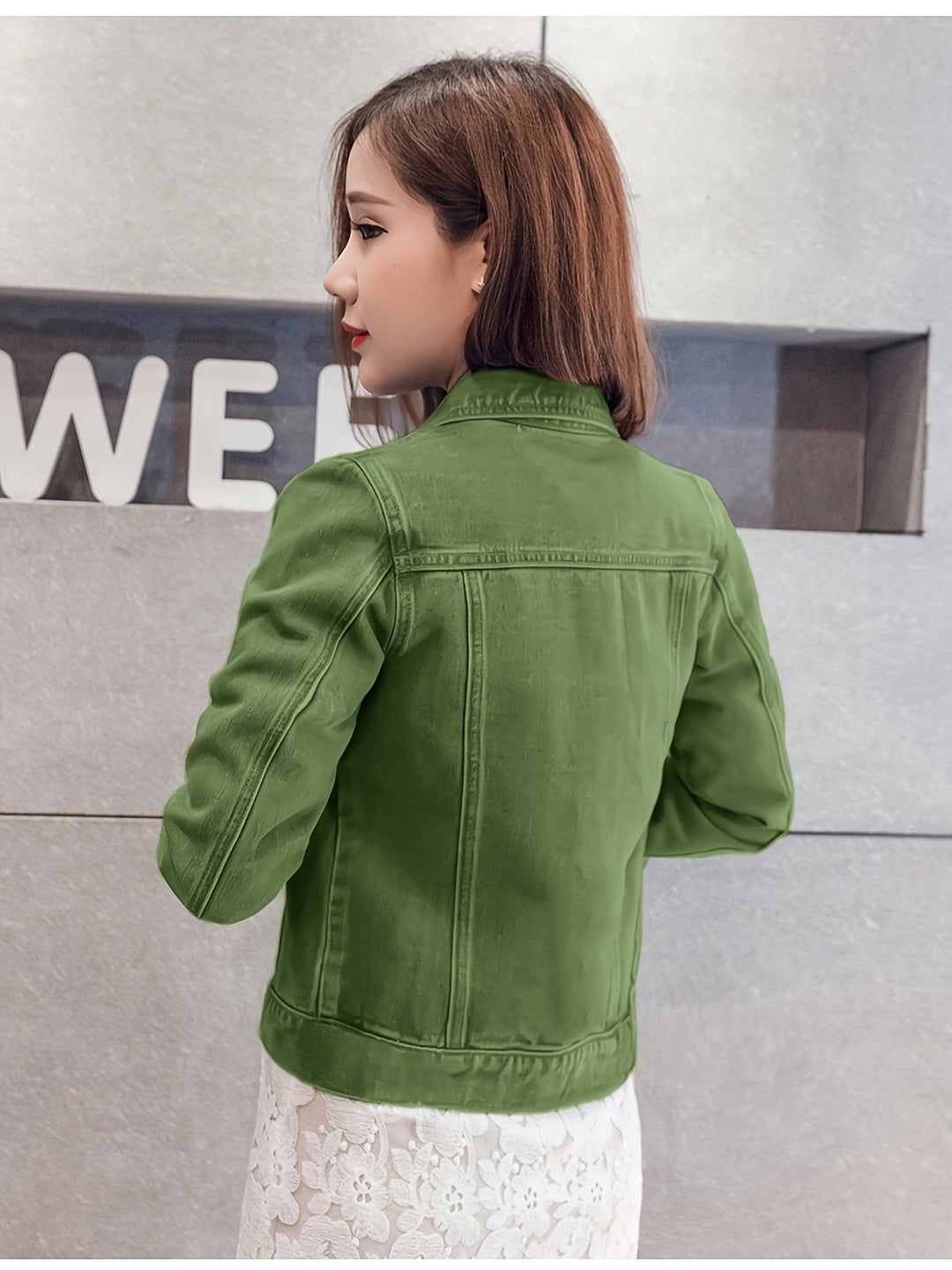 Rosalyn - Giacca In Denim a Maniche Corte In Stile Boho