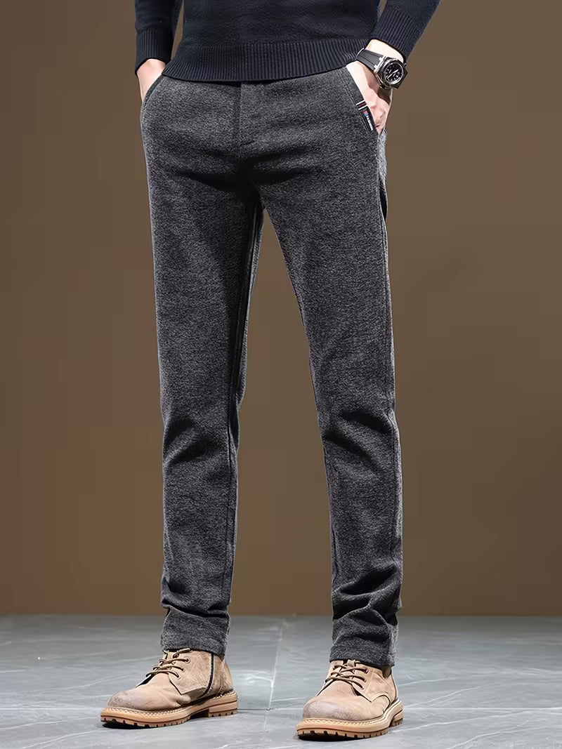Talcott - Pantaloni Casual Dalla Vestibilità Slim Con Effetto Testurizzato