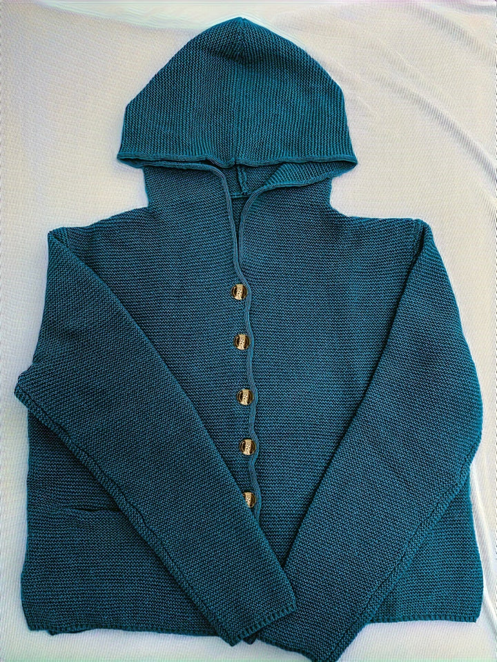 Jadia - Cardigan A Maniche Lunghe In Maglia
