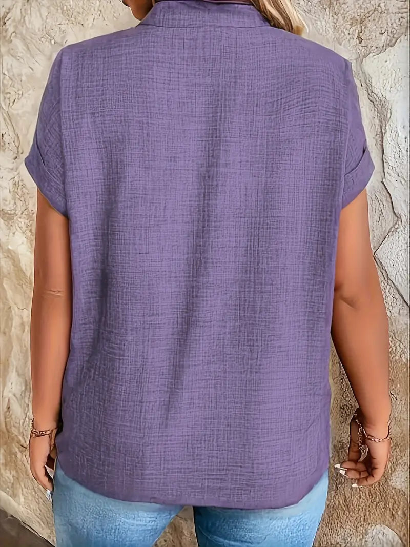 Rosabelle - Camicetta Informale Con Scollo a V