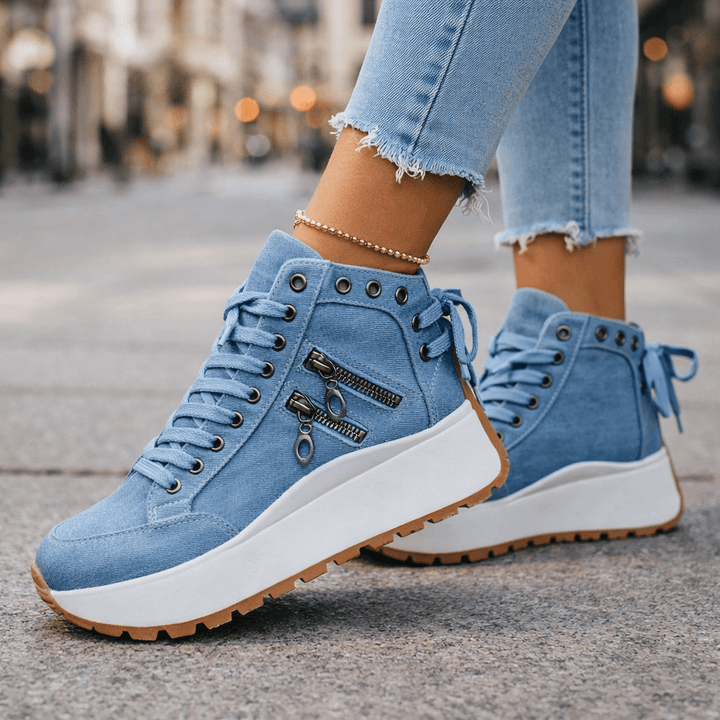 Kamala - Scarpa Sportiva Con Suola Spessa e Lacci