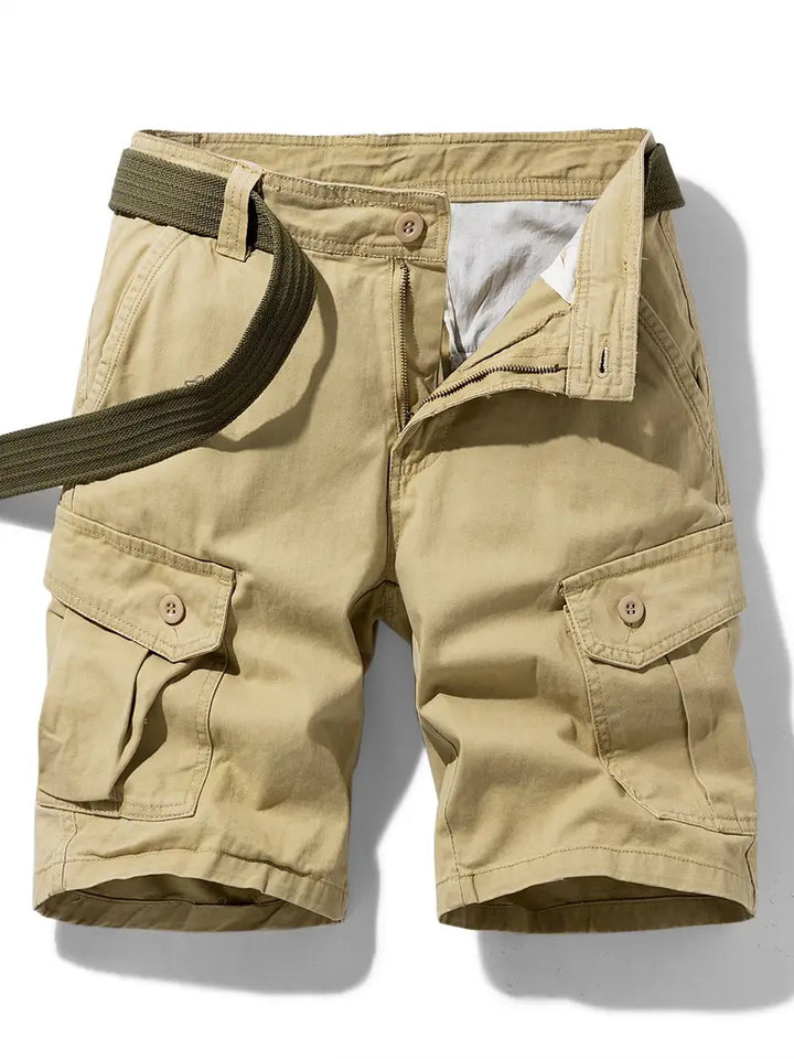 Mauro - Pantaloncini Eleganti Con Tasche Multipli