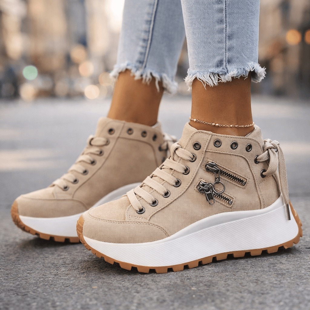 Kamala - Scarpa Sportiva Con Suola Spessa e Lacci