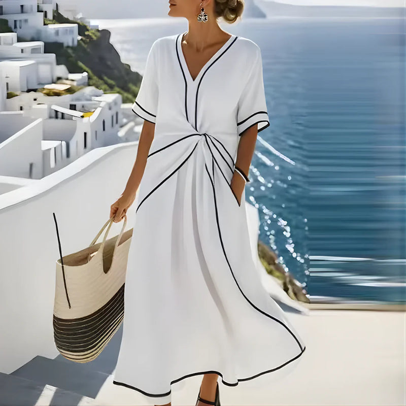 Rimgaile - Abito Elegante Con Vita Slanciata