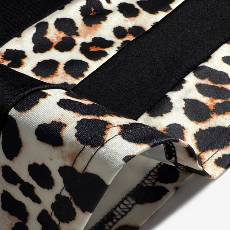 Leoza - Abito Vintage Con Stampa Leopardata