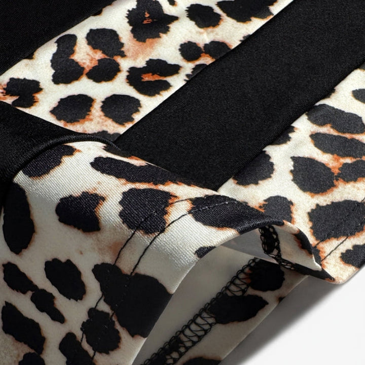 Leoza - Abito Vintage Con Stampa Leopardata