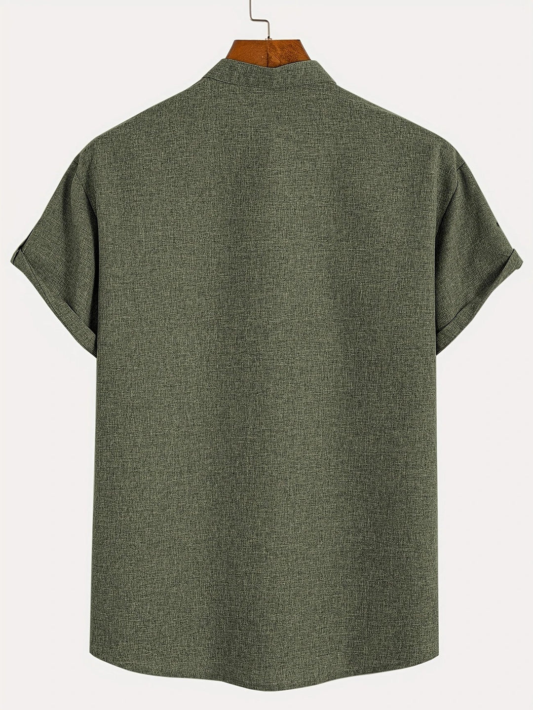 Elliott - Elegante Camicia a Maniche Corte Con Collo Alto