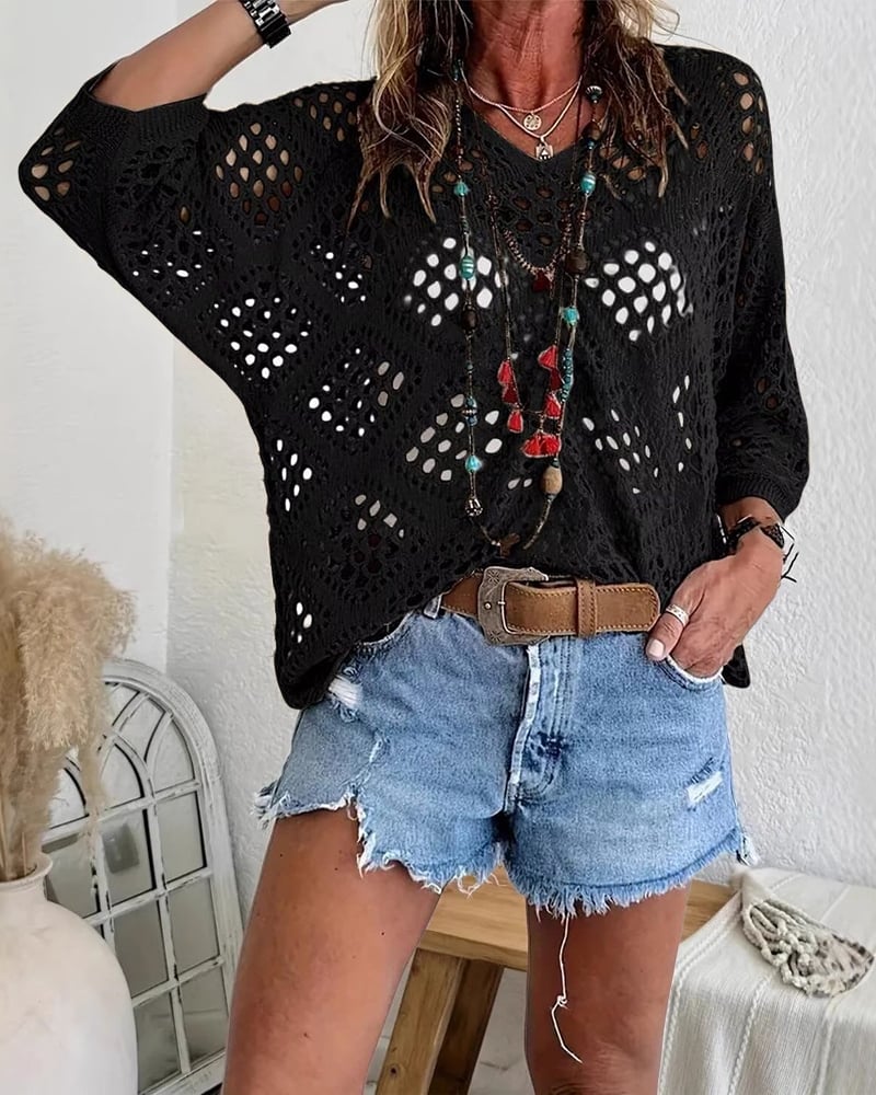 Helenia - Maglione in Maglia Traspirante