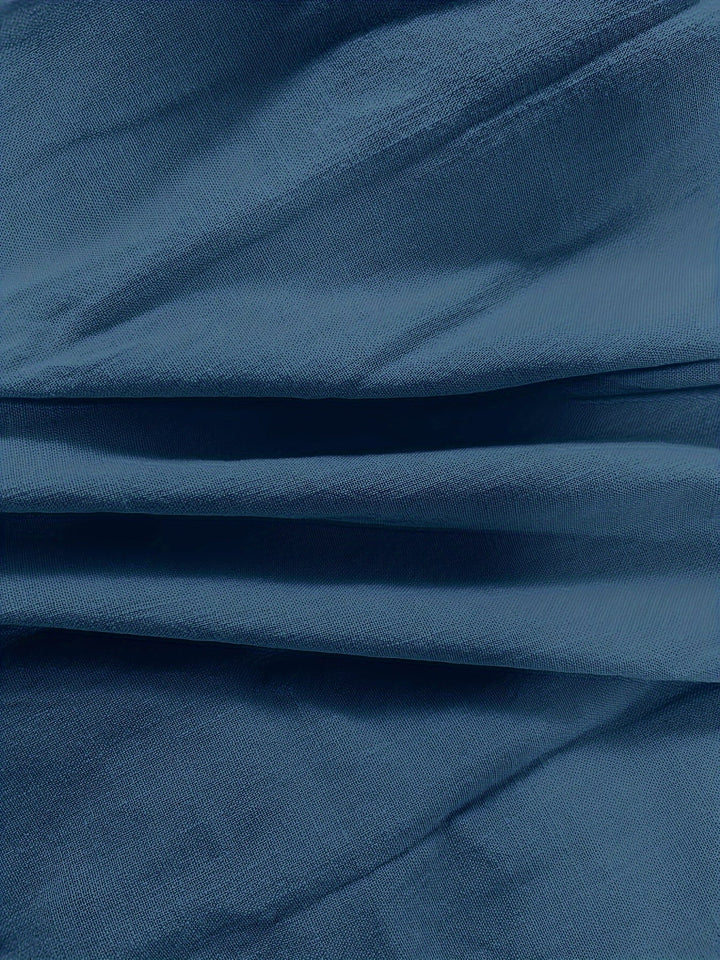 Priscilla - Camicetta A Maniche Lunghe Con Scollo a V e Abbottonatura Frontale