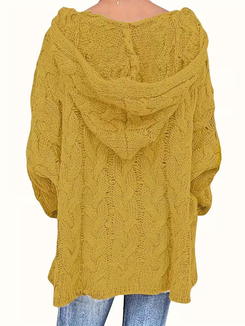 Hailee - Maglione Informale a Maniche Lunghe In Maglia