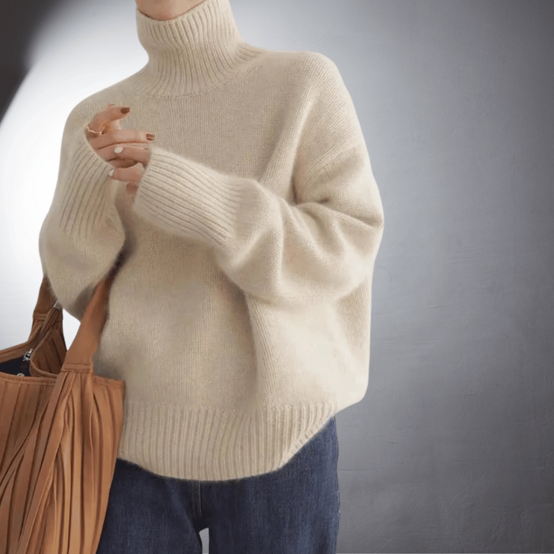 Adalgisa | Maglione Dolcevita In Morbido Cashmere