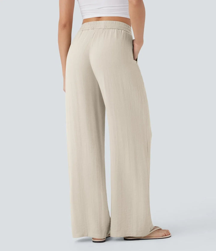 Zafeiria - Pantaloni Di Lino Eleganti