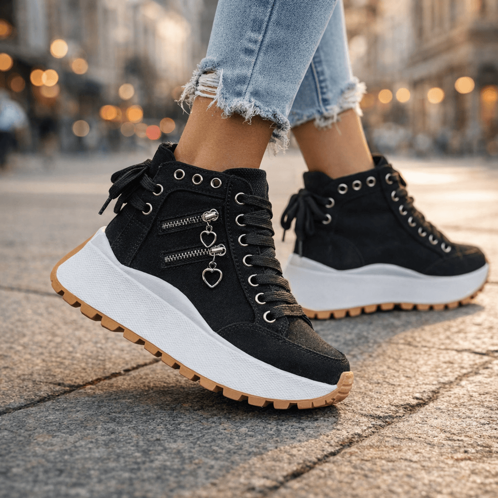 Kamala - Scarpa Sportiva Con Suola Spessa e Lacci