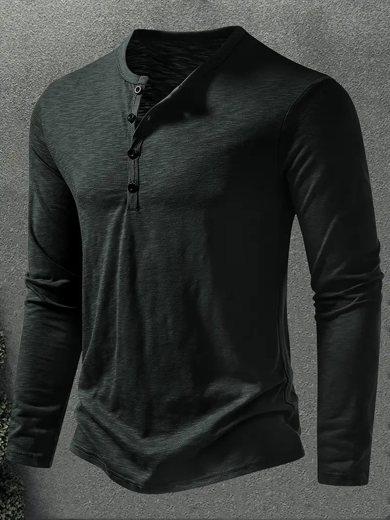 Zekeriya - Camicia a Maniche Lunghe con Bottoni