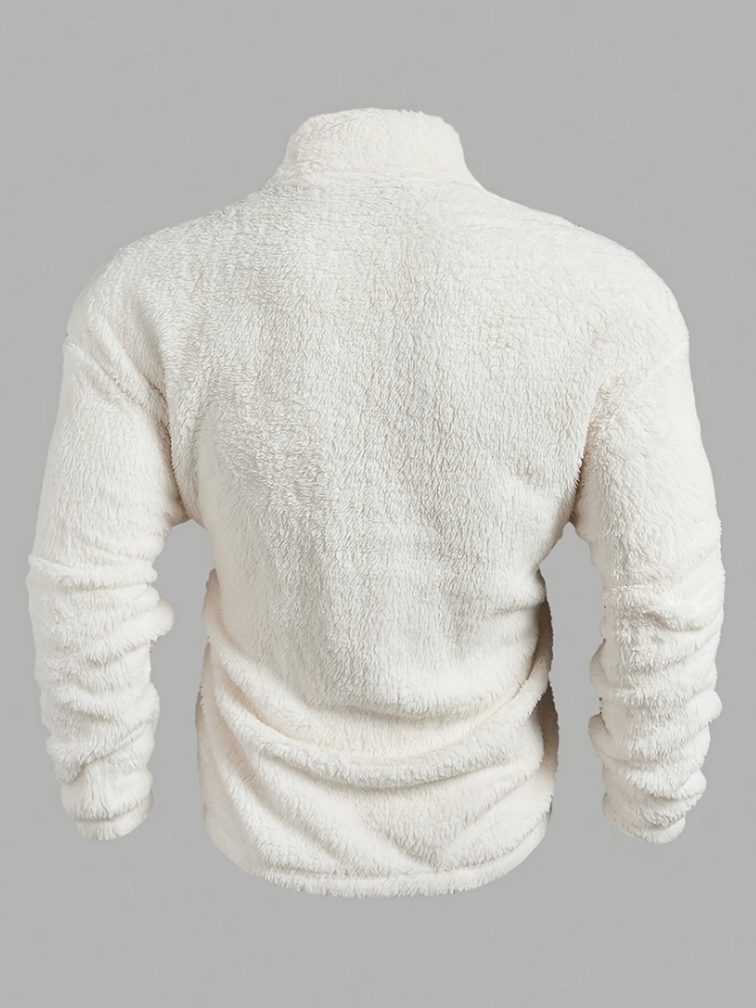 Kamil - Maglione In Pile Con Mezza Zip