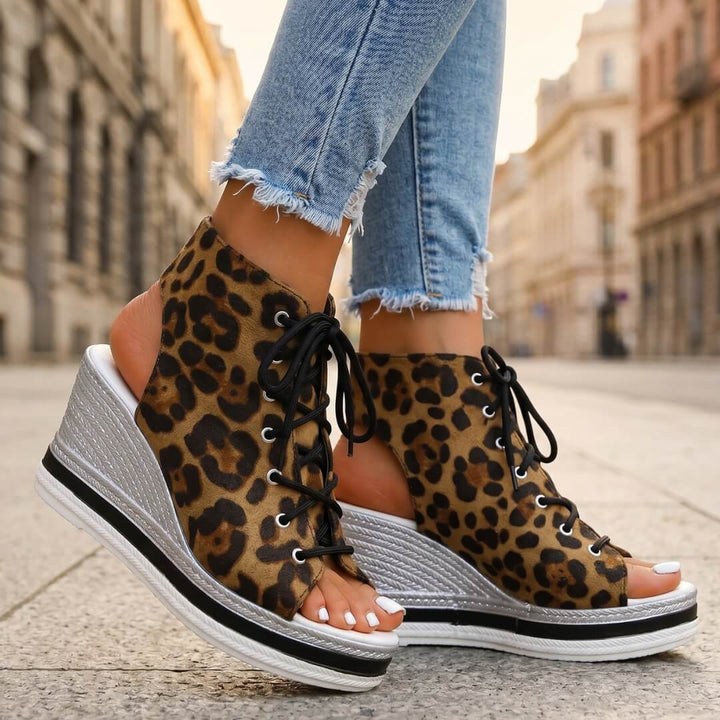 Kanya - Sandali Eleganti Con Zeppa