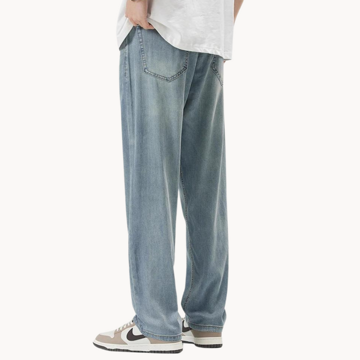 Teofilo - Elegante Pantalone a Gamba Larga