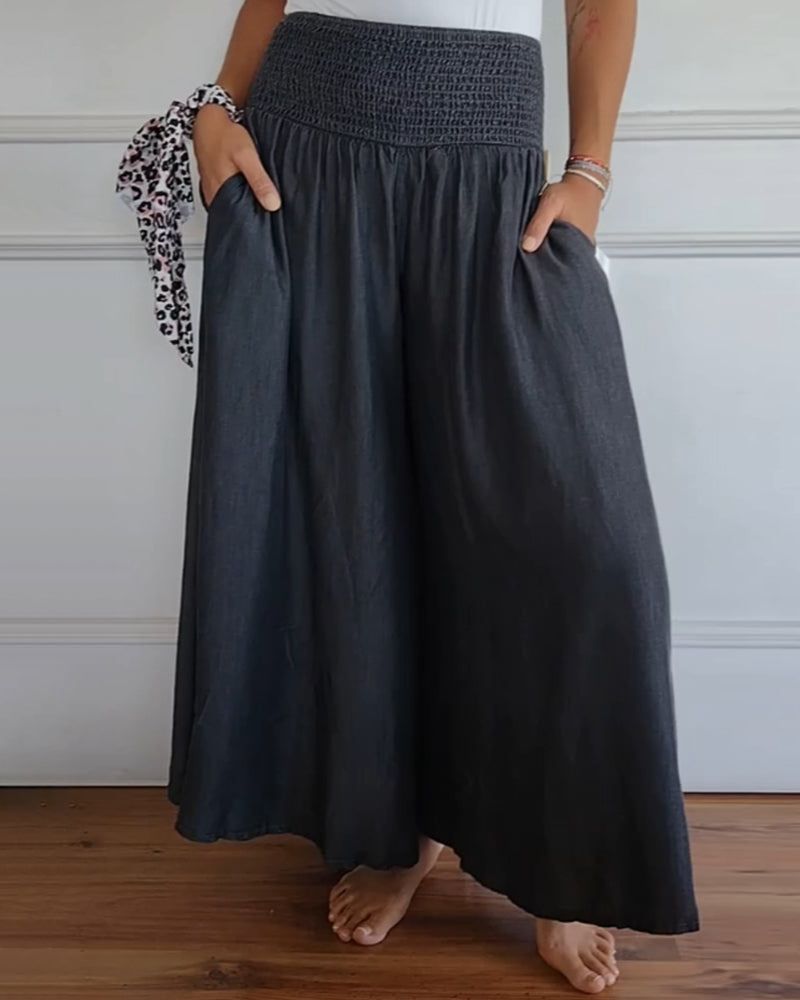 Ignacia - Pantalone Confortevole Con Vita Elastica