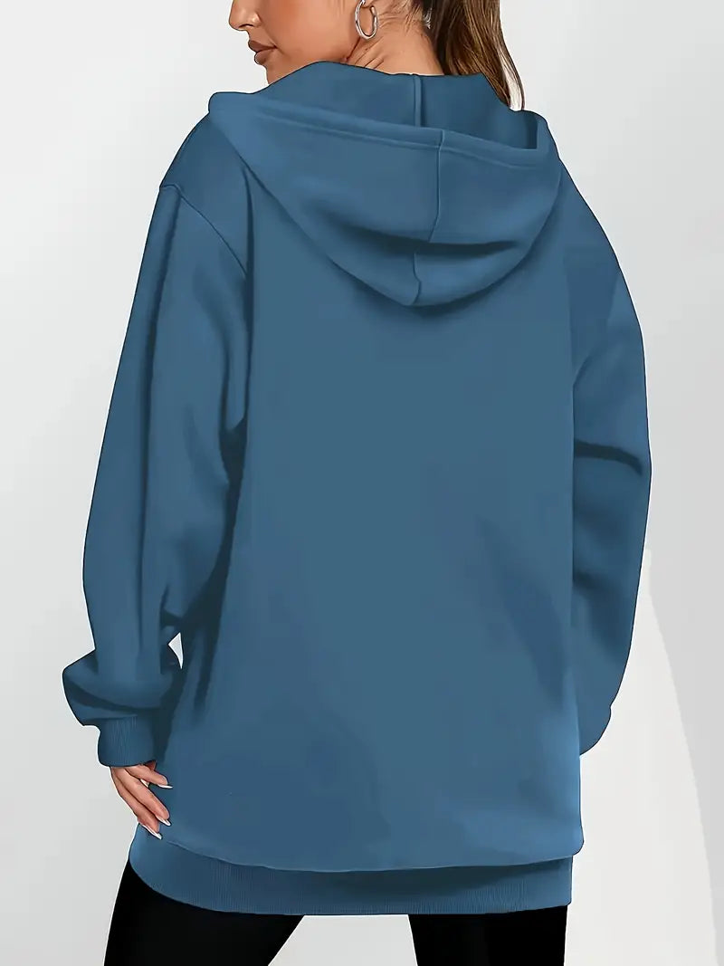 Angeleen - Giacca Con Cappuccio e Zip Con Stampa Geometrica