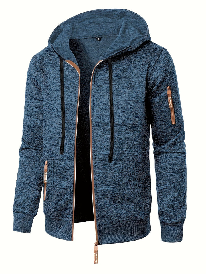 Ewen - Felpa Con Cappuccio a Maniche Lunghe E Zip
