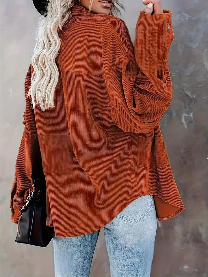 Irmela - Camicia a Maniche Lunghe Con Bottoni