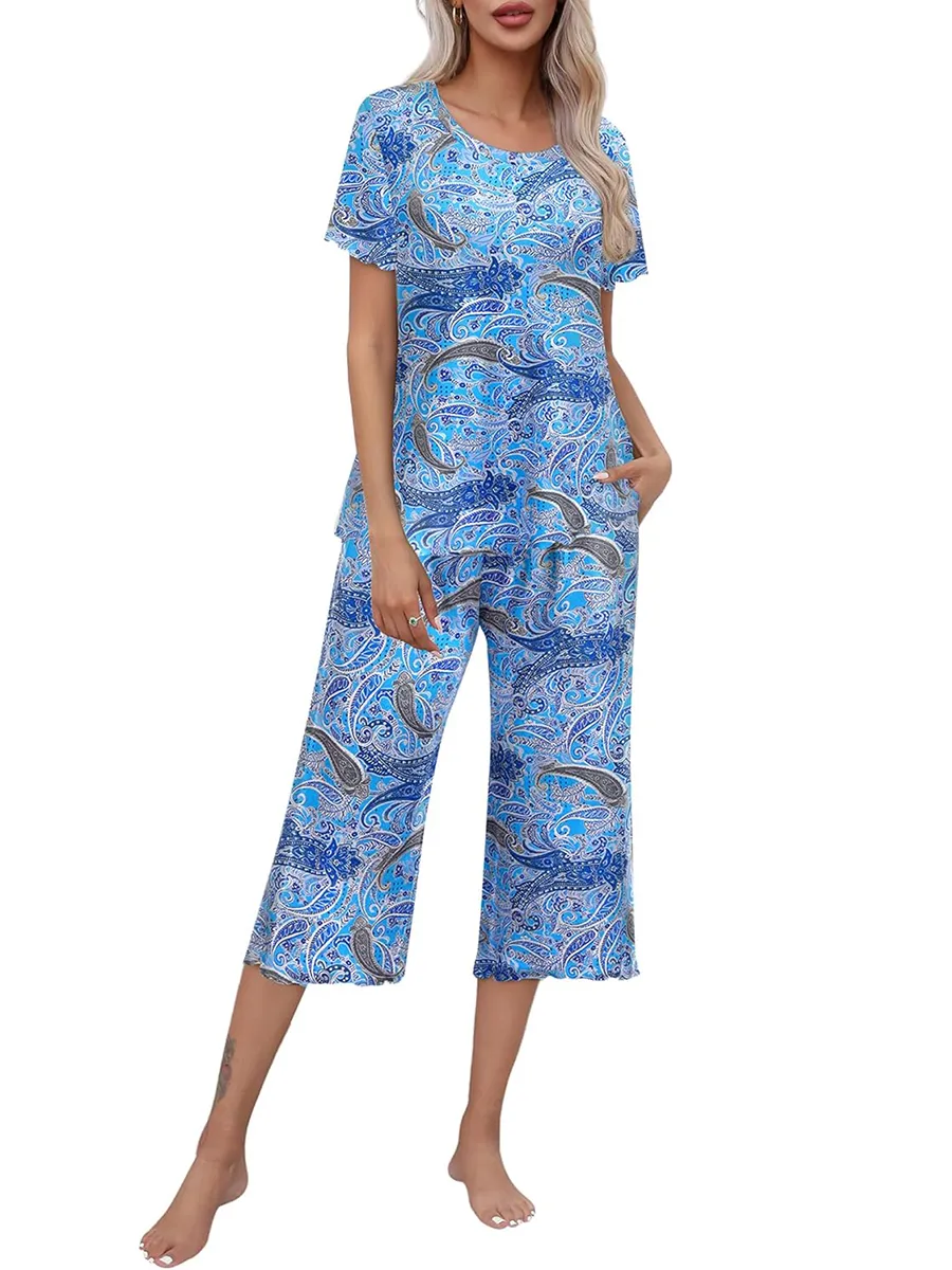 Rashini - Pigiama Casual Stampato