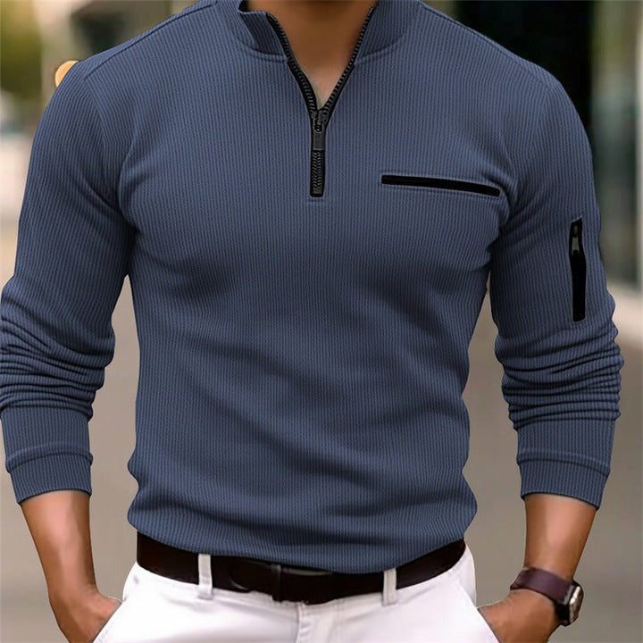 Talor - Camicia A Maniche Lunghe Con Cerniera