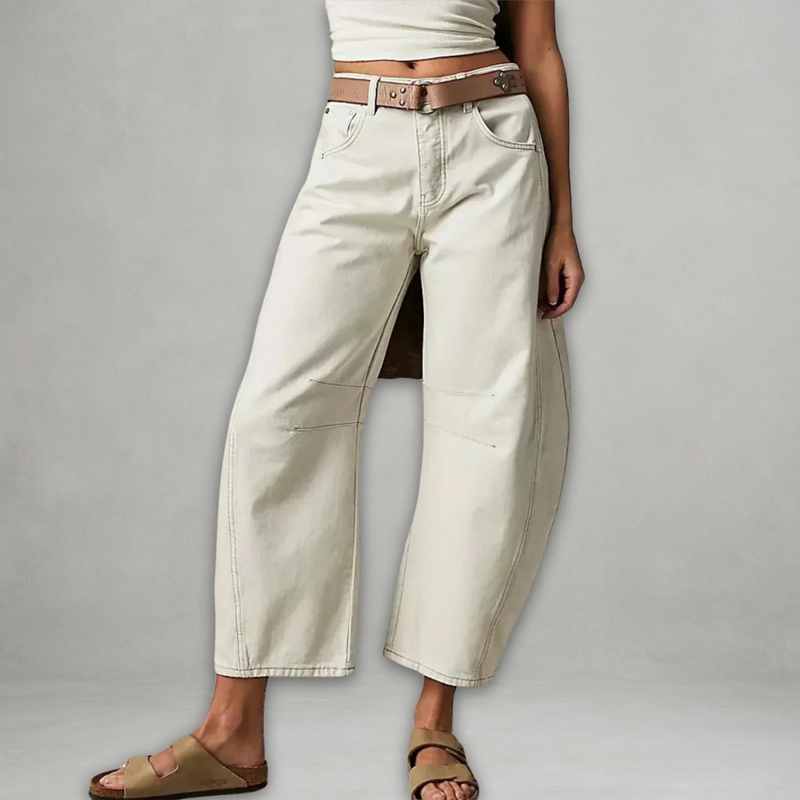 Entela - Jeans Casual Larghi Con Tasche