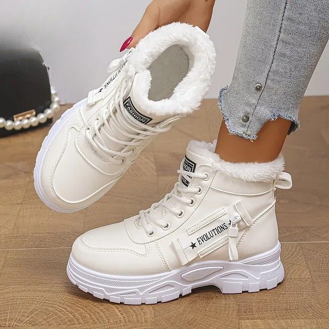 Nikiforos - Sneakers Invernali Calde Alla Caviglia Con Lacci