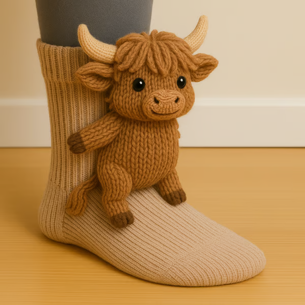 CuteStep - Calzini Con Animali Lavorati a Maglia