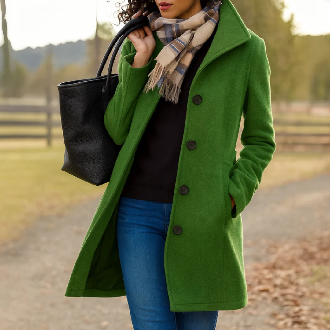 Danla - Cappotto a Maniche Lunghe Con Tasche