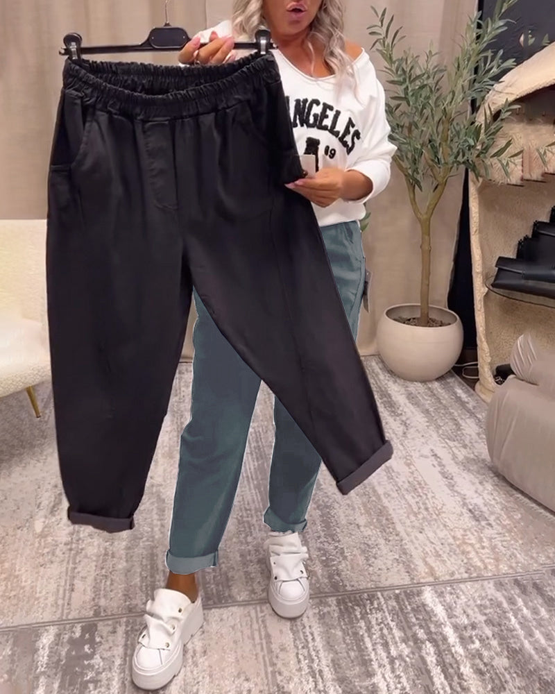 Brandi - Pantalone Casual Chic