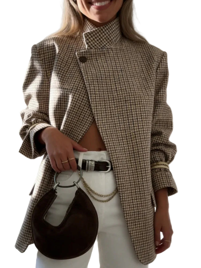 Clodagh - Blazer Strutturato Vintage a Quadri