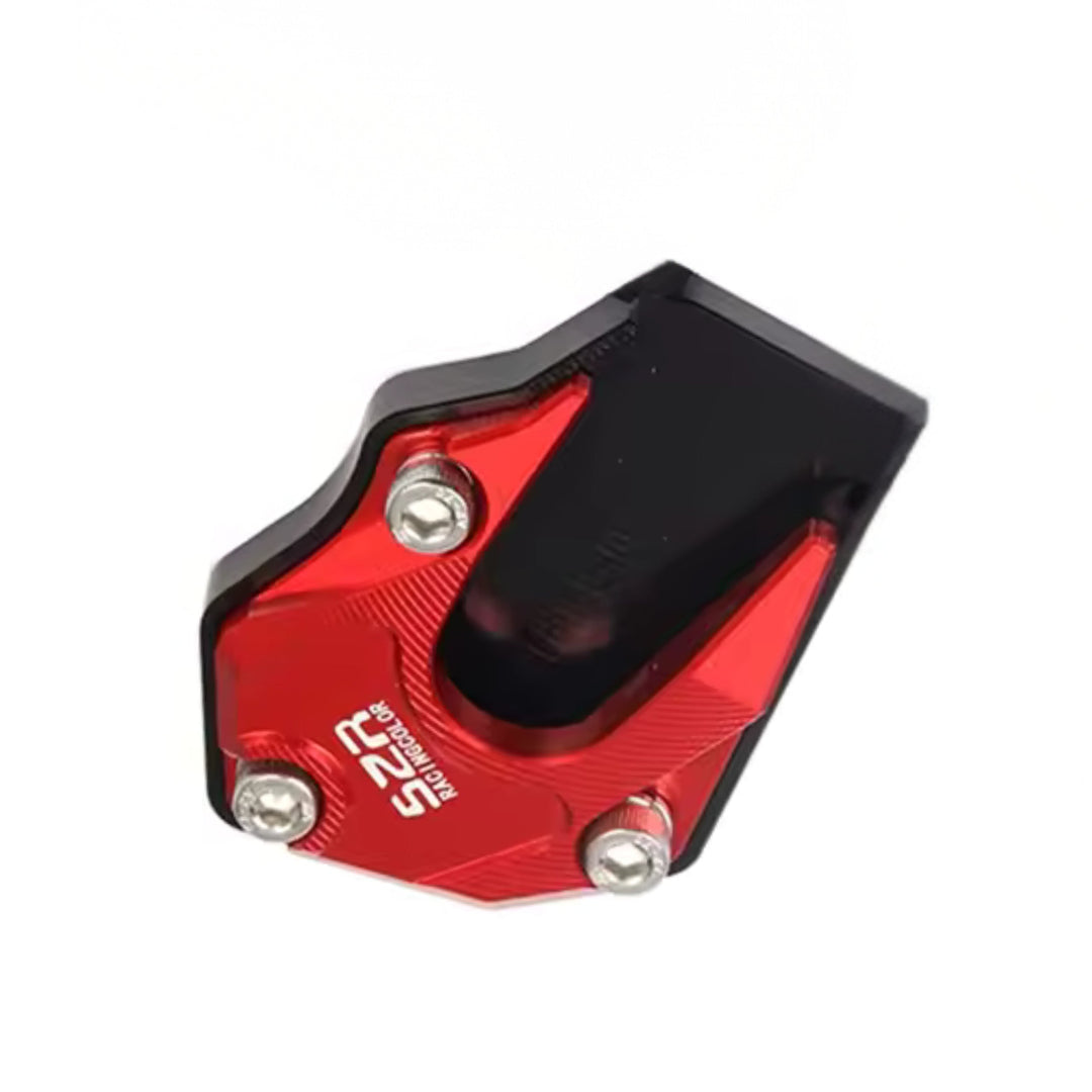 BalanceGuard - Piastra Di Prolunga Per Cavalletto Laterale Moto Con Poggiapiedi