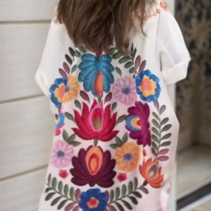 Rossella - Elegante Camicia Con Stampa Floreale