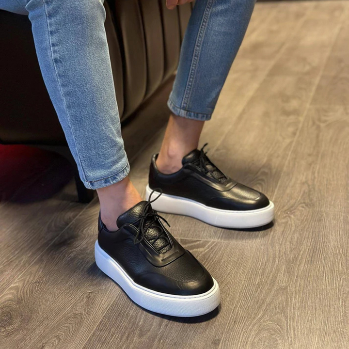 Corentin - Suola Spessa Pelle Scarpe Da Ginnastica