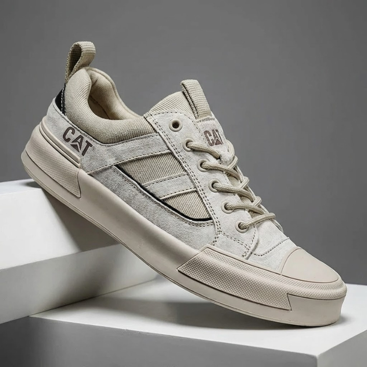 Deller - Scarpe da Ginnastica Casual in Pelle