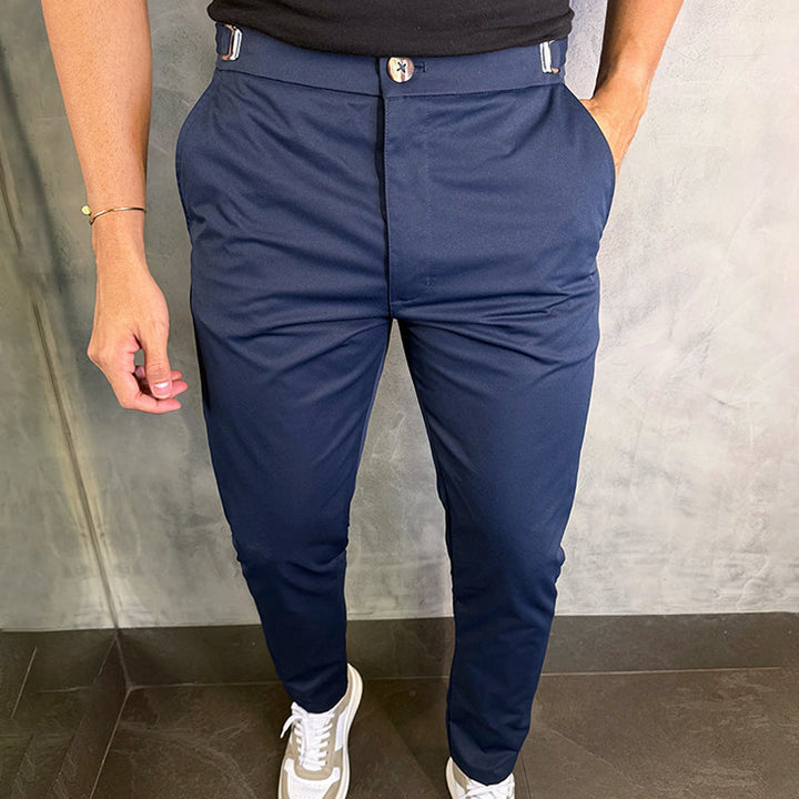 Matan - Pantaloni Classici Elasticizzati Slim Fit