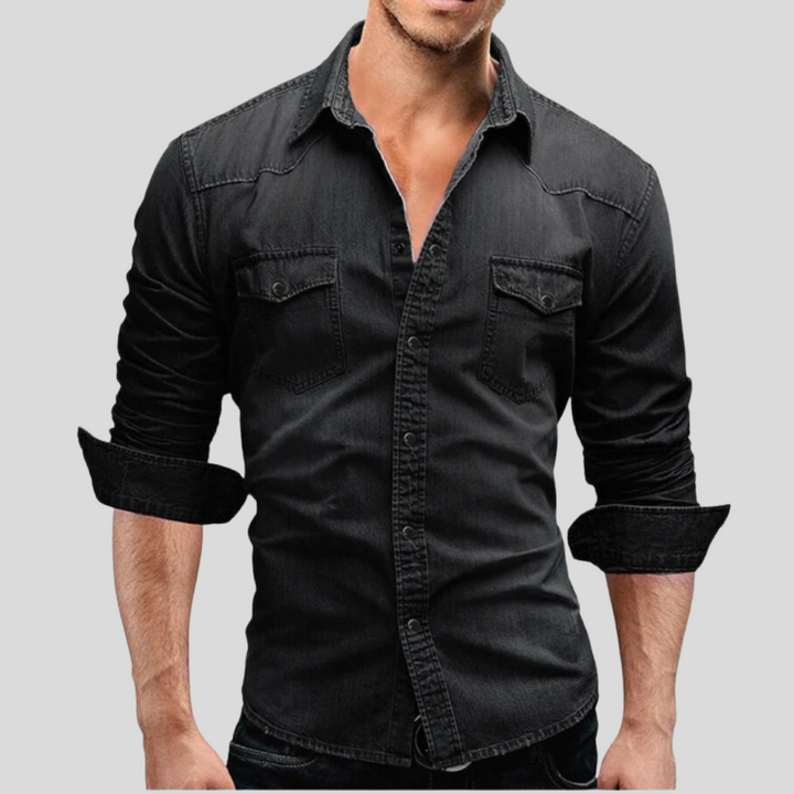 Macewan - Camicia In Denimo Elegante