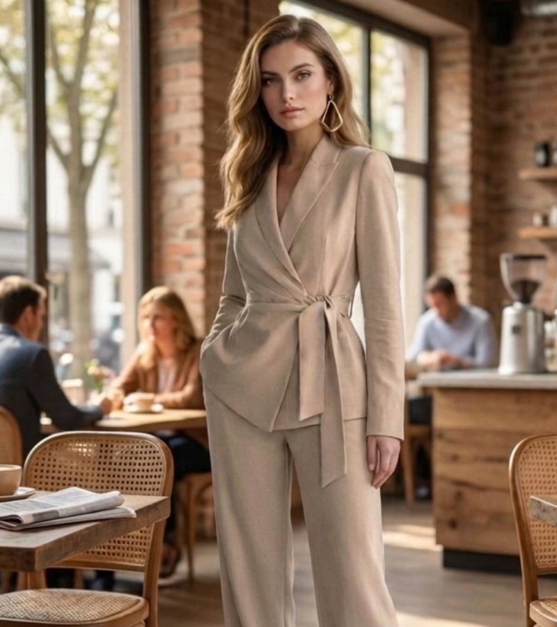 Asya - Elegante Completo Casual a Due Pezzi
