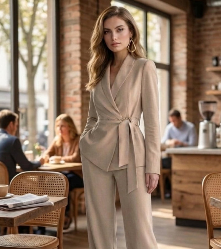 Asya - Elegante Completo Casual a Due Pezzi