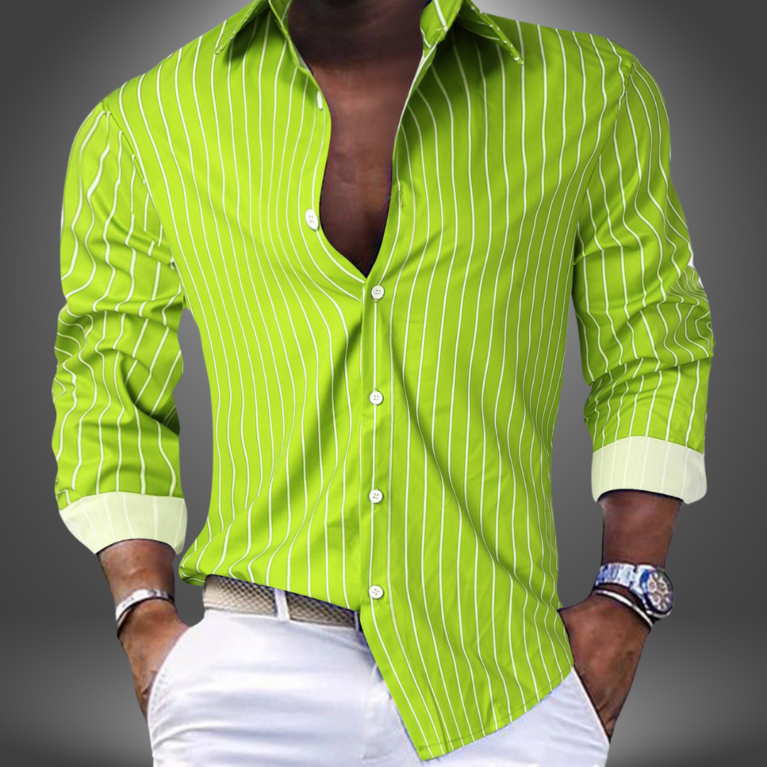 Asensio - Elegante Camicia A Maniche Lunghe