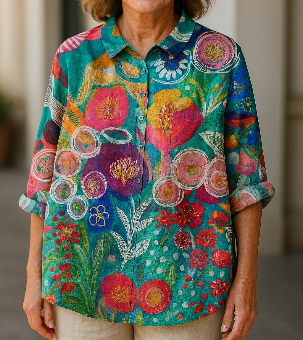 Petra - Camicetta Floreale Casual