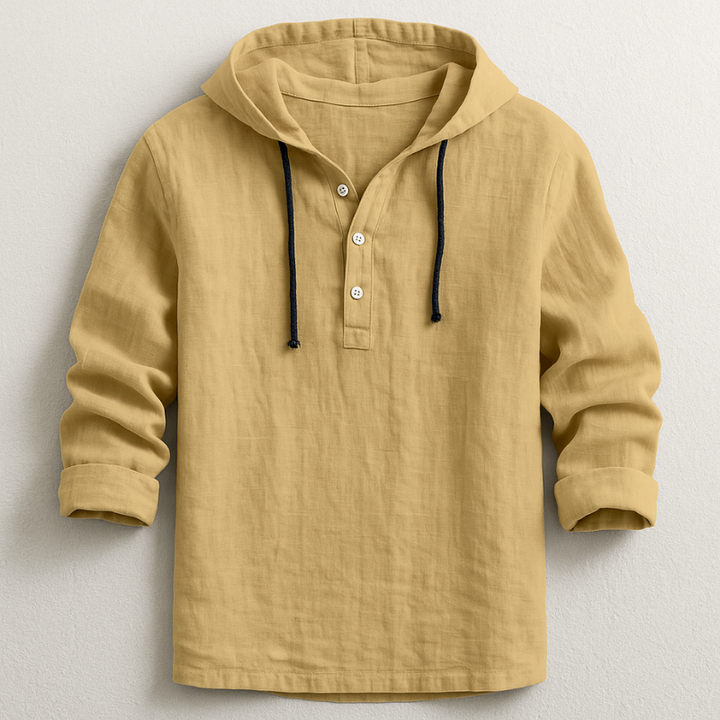 Bradley - Elegante Camicia Con Cappuccio e Maniche Lunghe