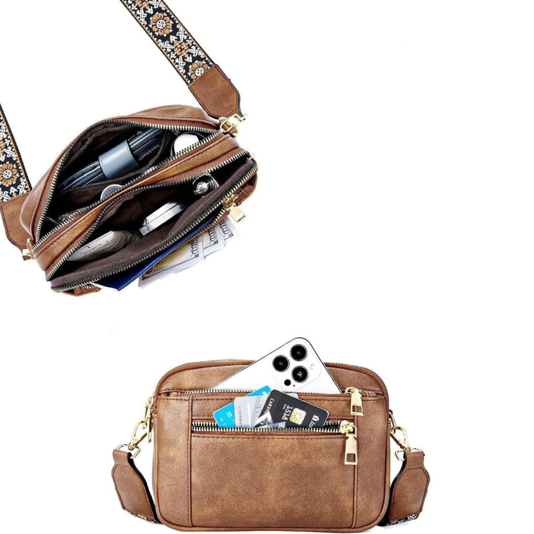 Sharena - Borsa a Tracolla Con Cinturino Floreale